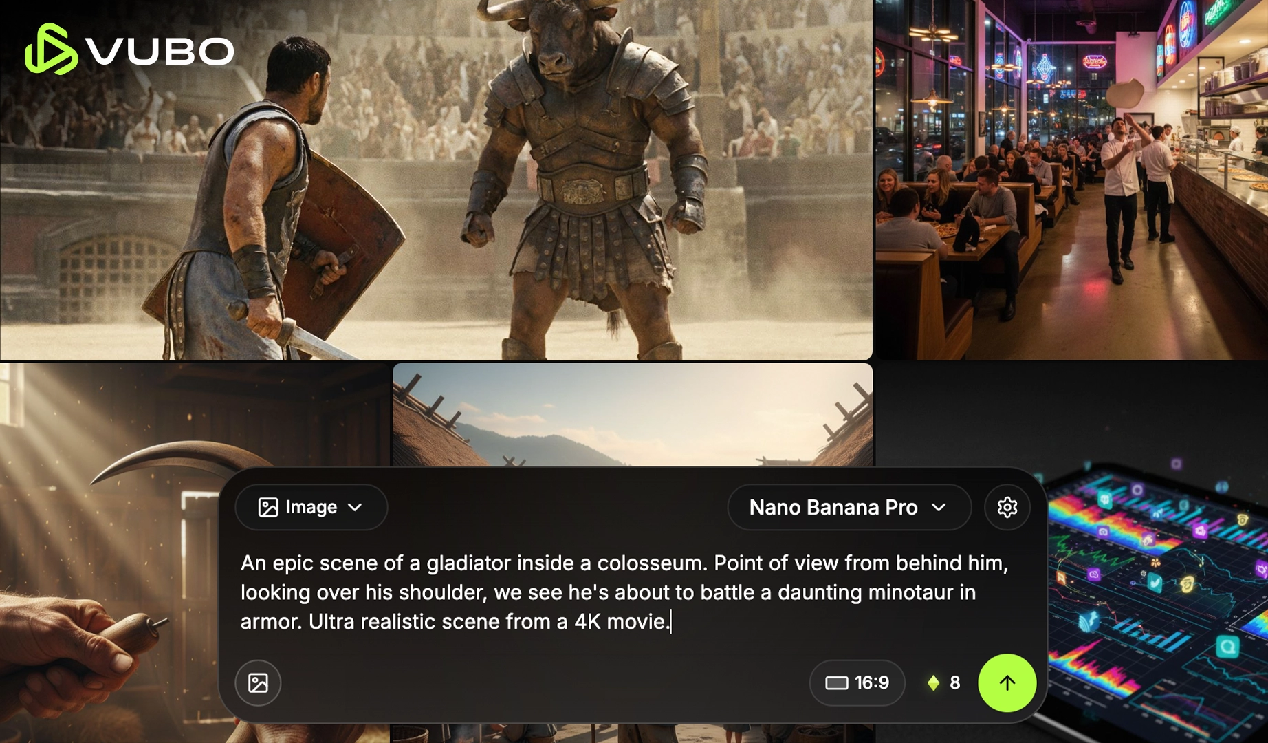 VUBO.AI platform screenshot